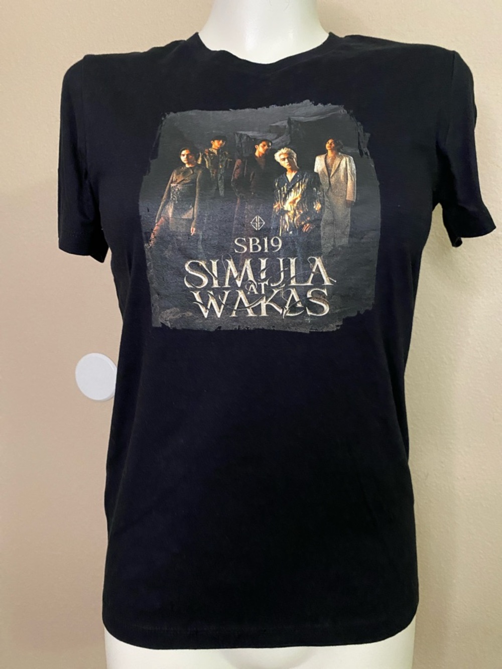 SB19 Simula at Wakas black cotton boy band concert tee S 🖤🖤